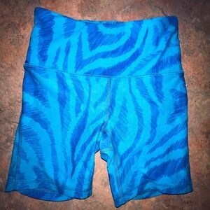Women's DSG 2XS Momentum High Rise Zebra Blue Shorts